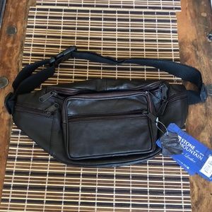 Leather Fanny pack. Crossbody. Brand new with tags